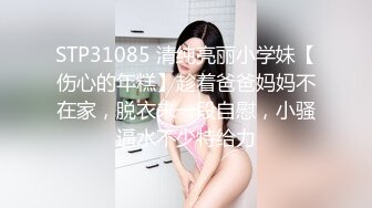 STP31085 清纯亮丽小学妹【伤心的年糕】趁着爸爸妈妈不在家，脱衣来一段自慰，小骚逼水不少特给力