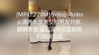 [MP4/ 270M]&nbsp;&nbsp;漂亮长发美女和男友开房,腼腆害羞,逼逼淫水泛滥被男的狠狠抽插