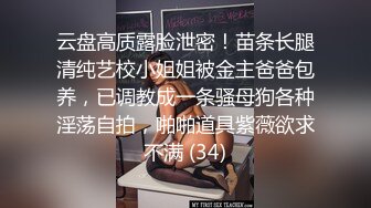 云盘高质露脸泄密！苗条长腿清纯艺校小姐姐被金主爸爸包养，已调教成一条骚母狗各种淫荡自拍，啪啪道具紫薇欲求不满 (34)