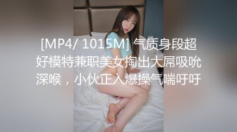 [MP4/ 1015M] 气质身段超好模特兼职美女掏出大屌吸吮深喉，小伙正入爆操气喘吁吁