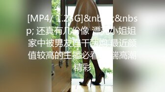 [MP4/ 280M] 肉感十足颜值美女给炮友交自慰诱惑，展示活隔着舔弄，单腿网袜翘起屁股露肥逼