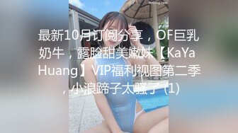 最新10月订阅分享，OF巨乳奶牛，露脸甜美嫩妹【KaYa Huang】VIP福利视图第二季，小浪蹄子太骚了 (1)