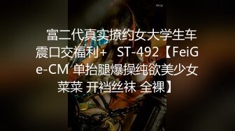 ✿富二代真实撩约女大学生车震口交福利+✿ST-492【FeiGe-CM 单抬腿爆操纯欲美少女菜菜 开裆丝袜 全裸】