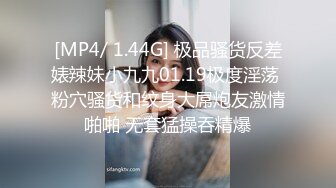 [MP4/ 1.44G] 极品骚货反差婊辣妹小九九01.19极度淫荡 粉穴骚货和纹身大屌炮友激情啪啪 无套猛操吞精爆