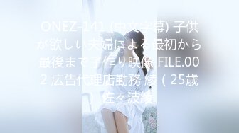 ONEZ-141 (中文字幕) 子供が欲しい夫婦による最初から最後まで子作り映像 FILE.002 広告代理店勤務 綾（25歳） 佐々波綾