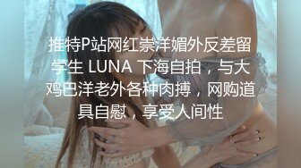 推特P站网红崇洋媚外反差留学生 LUNA 下海自拍，与大鸡巴洋老外各种肉搏，网购道具自慰，享受人间性